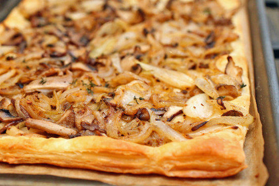 Mushroom and Ajwain Pissaladière
