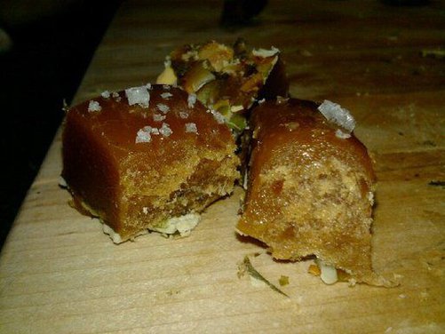 Salted Pumpkin Caramels