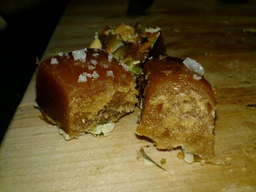 Salted Pumpkin Caramels