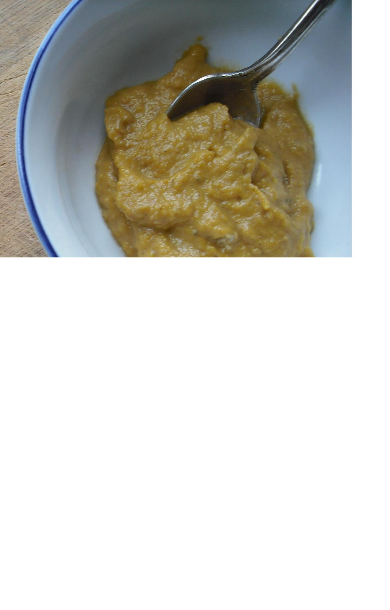 Butternut Squash Puree with Allspice and Tahini