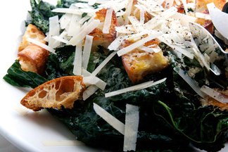 Grilled Kale Caesar Salad 