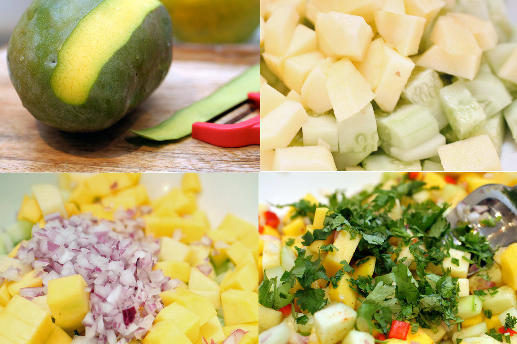 Sumptuous Beef & Rice Casserole with Raw Mango Salad