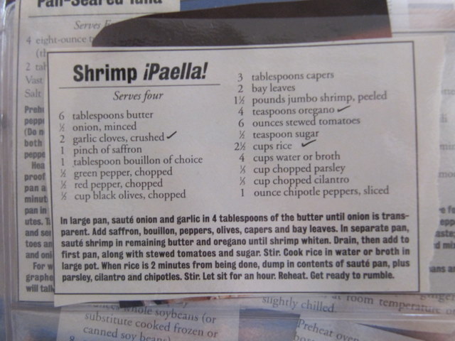 Prawn Paella with Orange