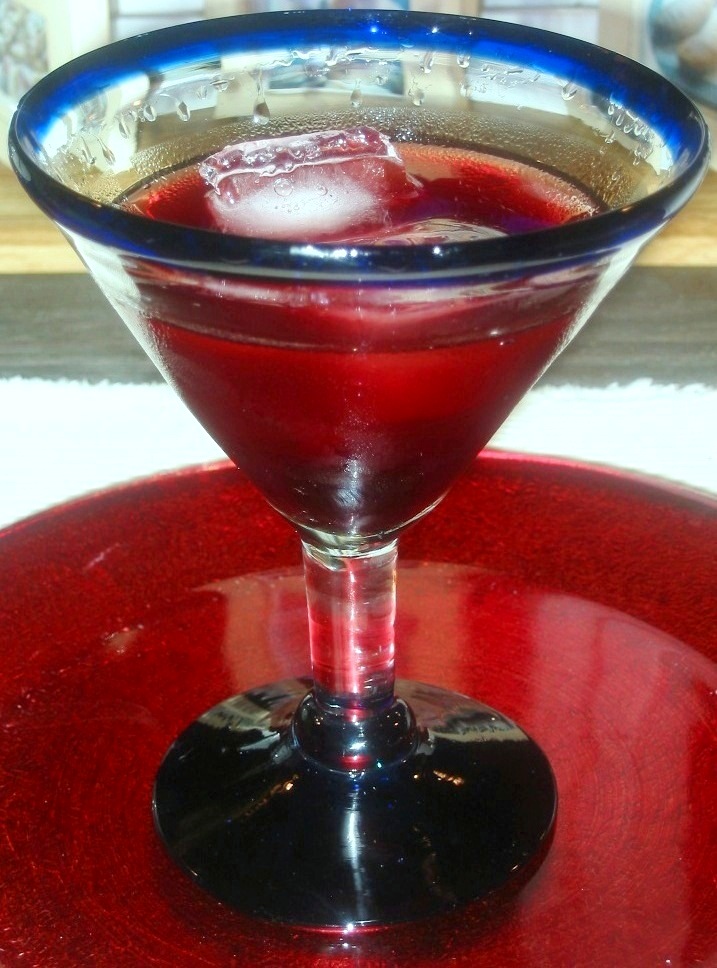 Pomegranate-Cherry VodkaTini
