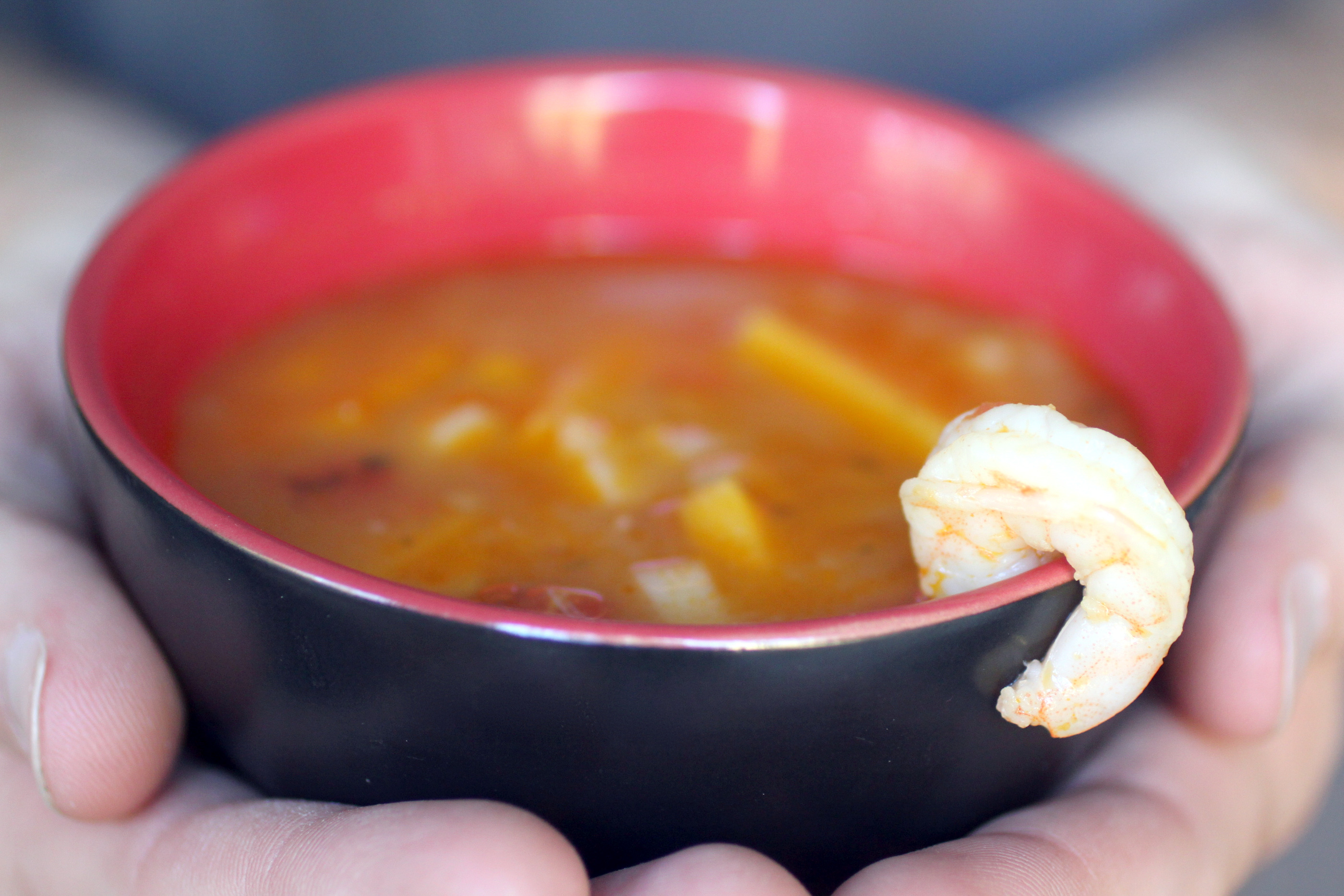 Butternut Squash Shrimp Soup