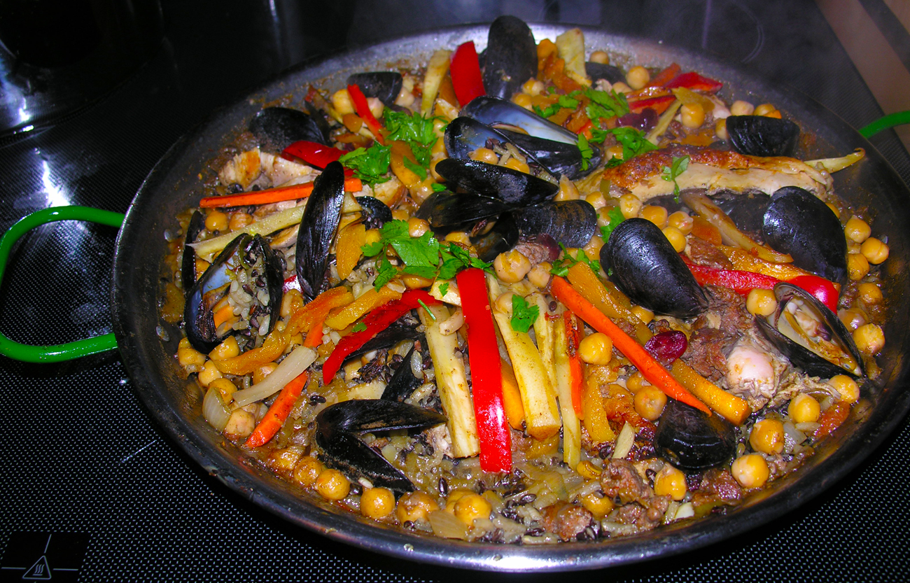 Frugal Moroccan Paella recipe on