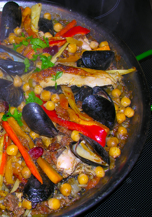 Frugal Moroccan Paella
