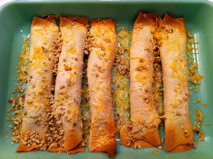 Spinach Crepes