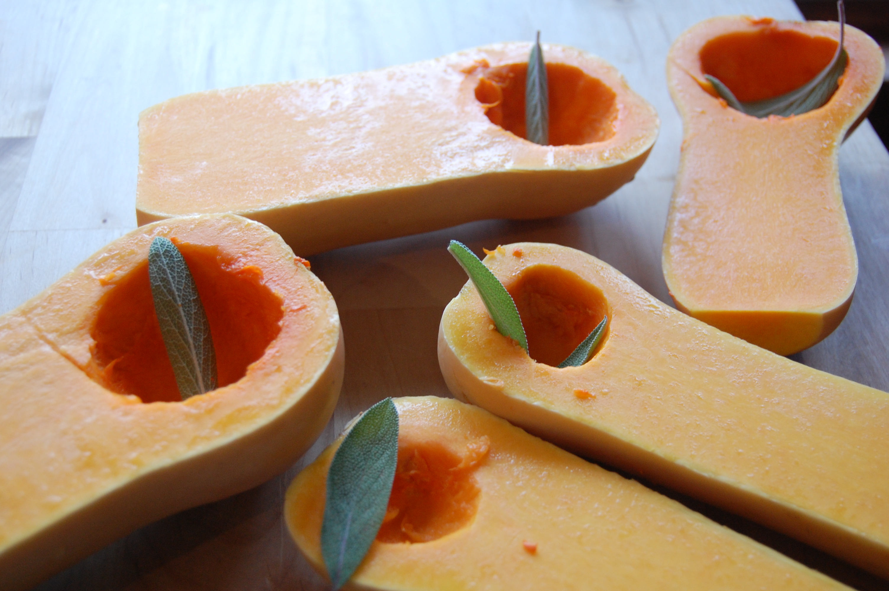 Butternut Squash Lasagne with Fried Sage Leaves
