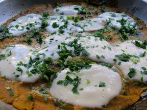 Refried Butternut Squash with Mozzarella and Gremolata