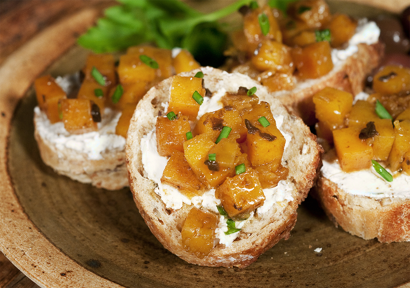 Finger Lakes Fall Relish: Butternut Squash “Duet” with Black Garlic