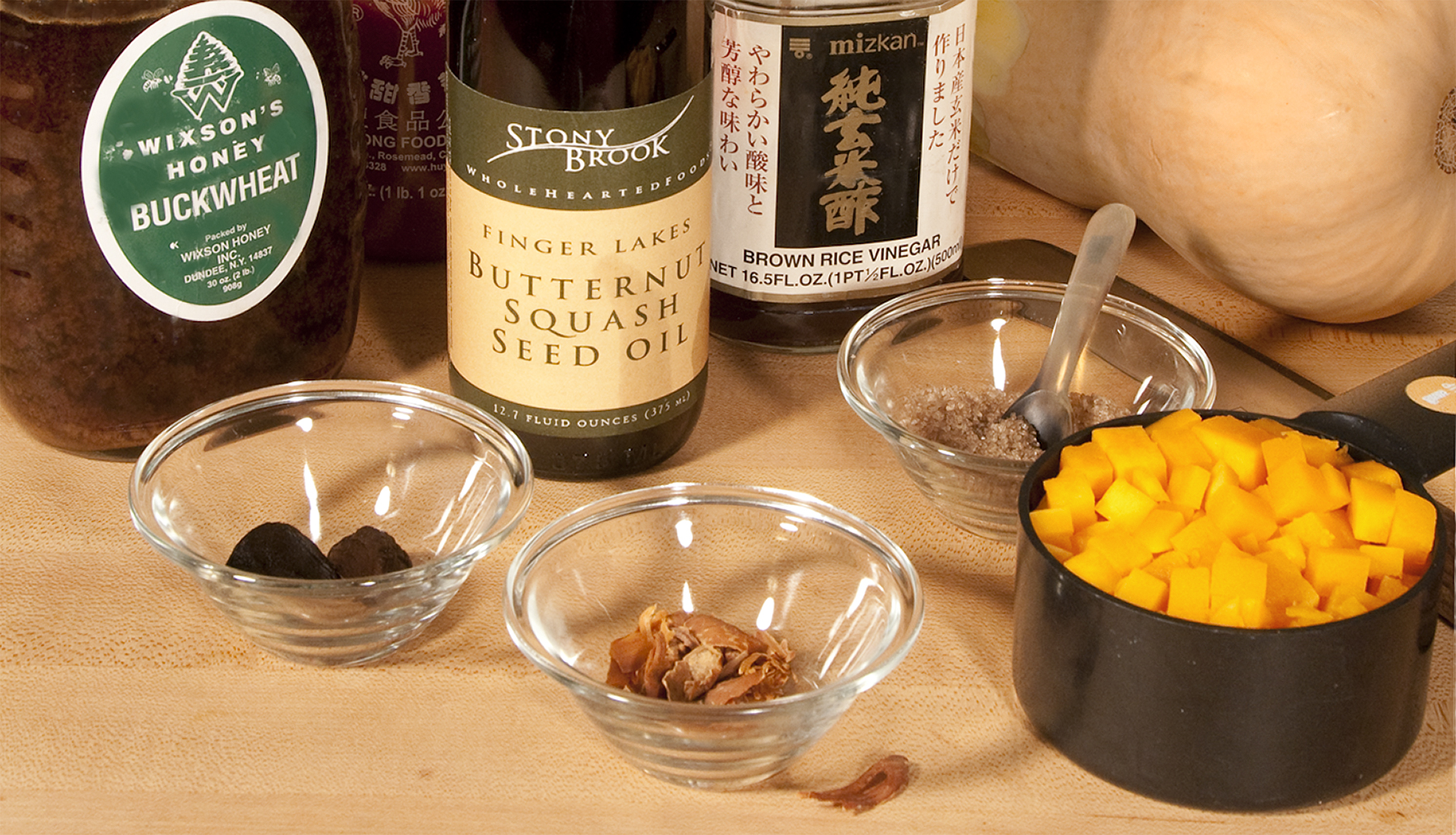 Finger Lakes Fall Relish: Butternut Squash “Duet” with Black Garlic