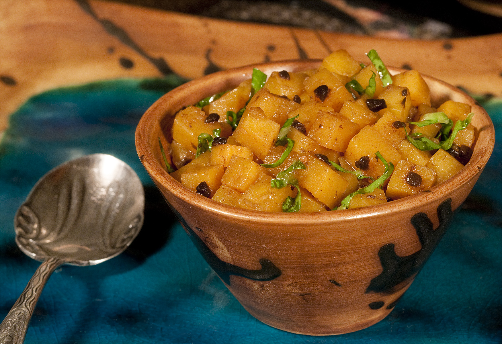 Finger Lakes Fall Relish: Butternut Squash “Duet” with Black Garlic