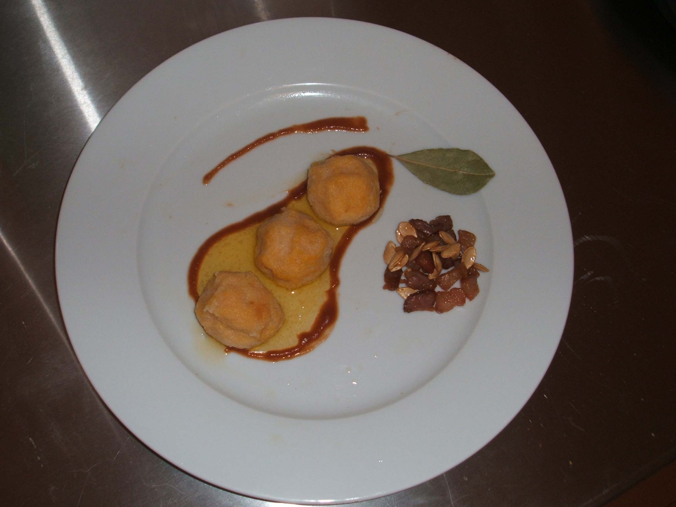Skinny Dip Squash (Butternut Gnudi)