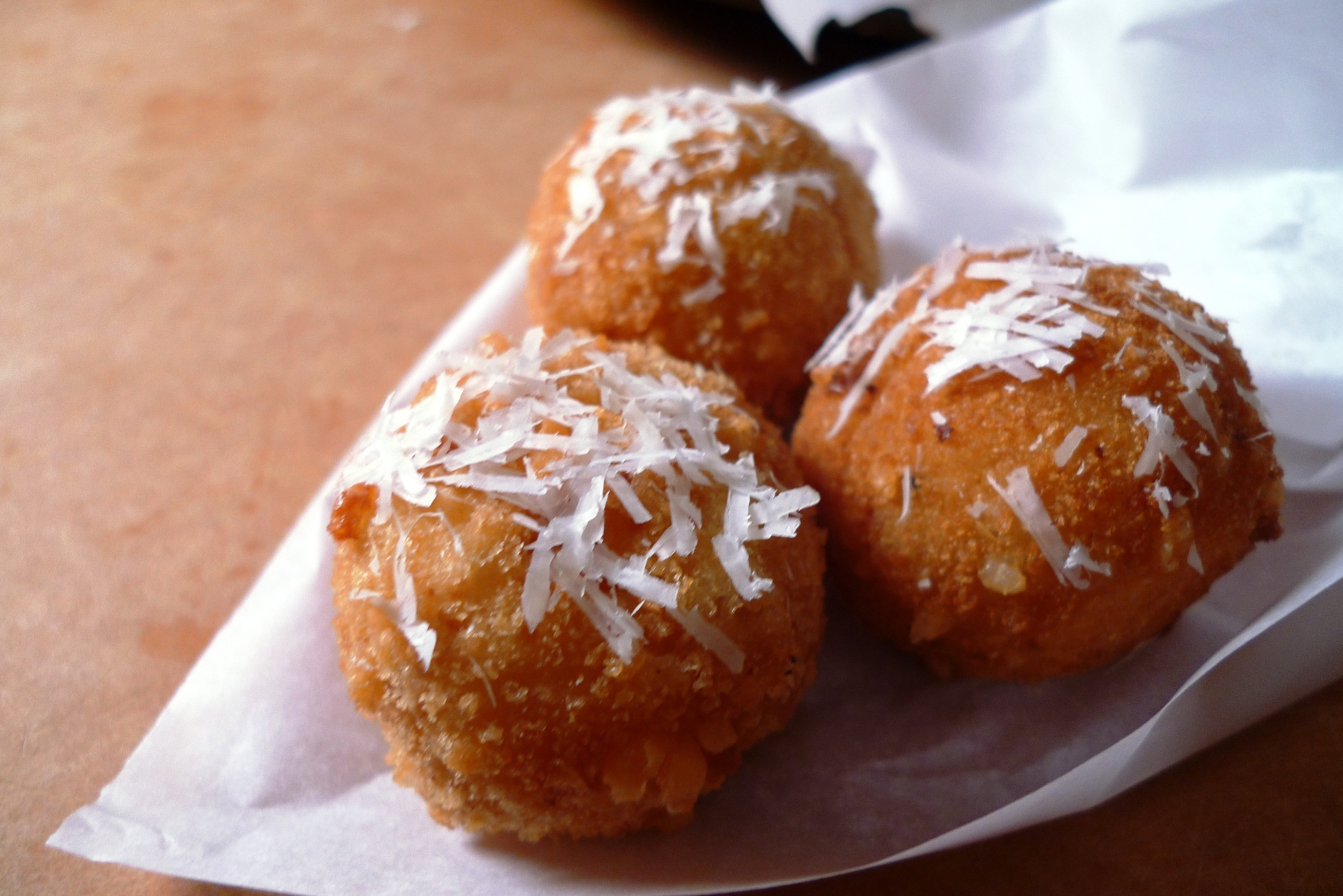 Butternut squash and pancetta arancini riso 