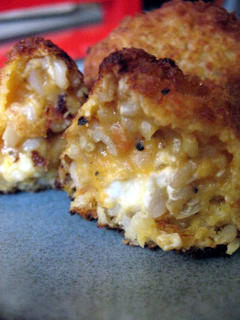 Butternut Squash Arancini with Sage Honey 