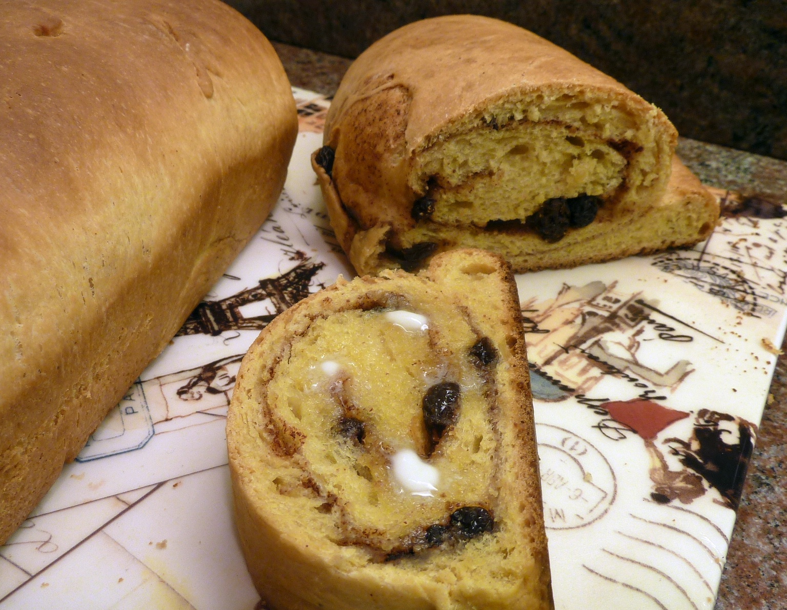 Butternut - Apple Butter Bread with a Cinnamon Raisin Swirl