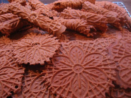Pizzelle - Chocolate-Espresso