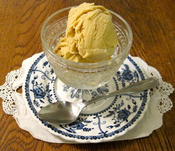 Butternut squash ice cream, Philadelphia style