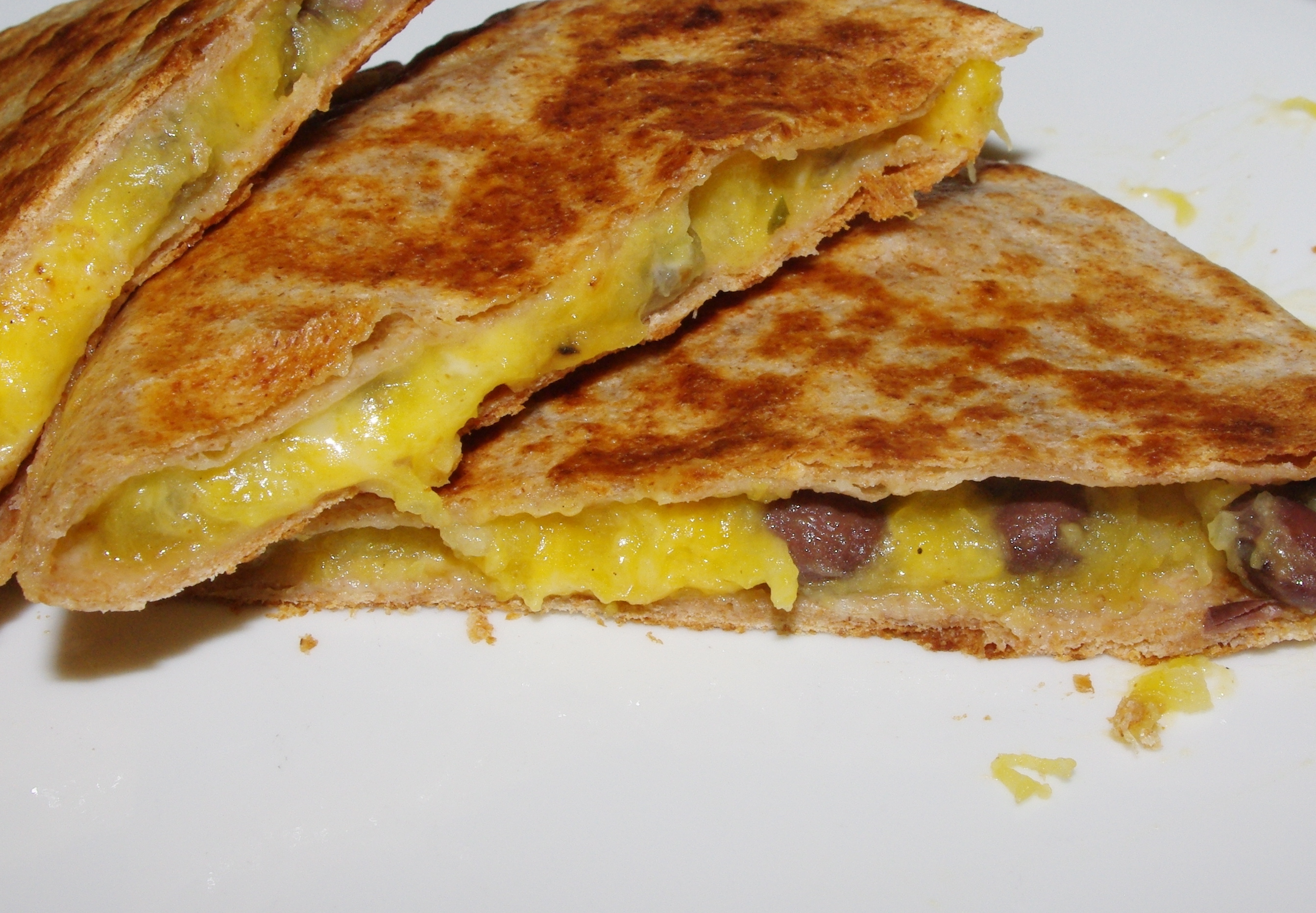 Butternut Black Bean Quesadilla