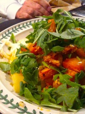 Double Squash "Linguine" With Roasted Butternut