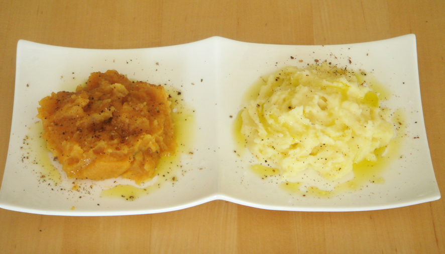 Duo of Autumn Vegetable Puree
