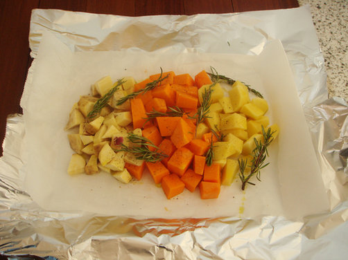 Duo of Autumn Vegetable Puree