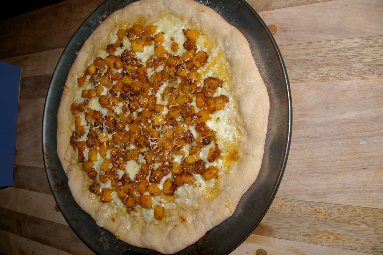 Caramelized Butternut Squash Pizza