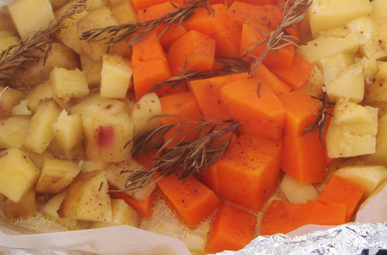 Duo of Autumn Vegetable Puree
