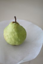 Pears En Pillowette with Almond Mascarpone Cream