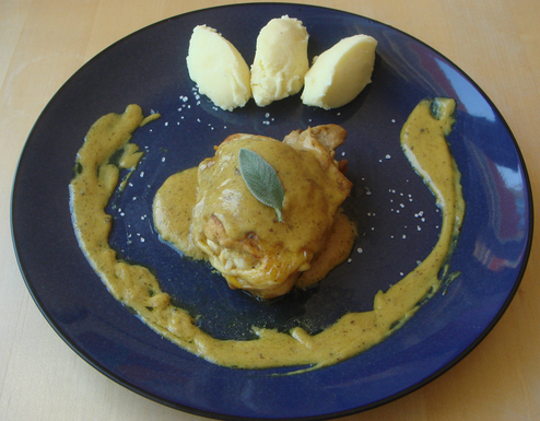 Chicken with Creamy Dijon Mustard Sauce