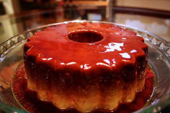 Green Tea Flan