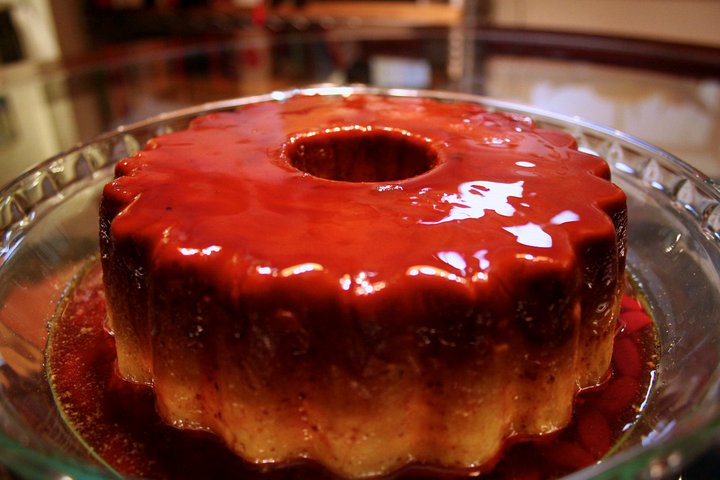 Green Tea Flan