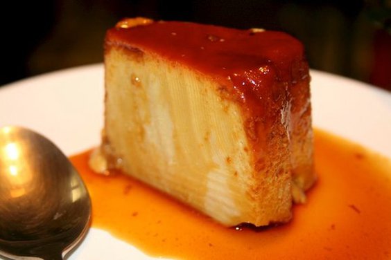 Green Tea Flan