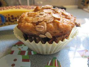 Pumpkin/Banana Oatmeal Muffins