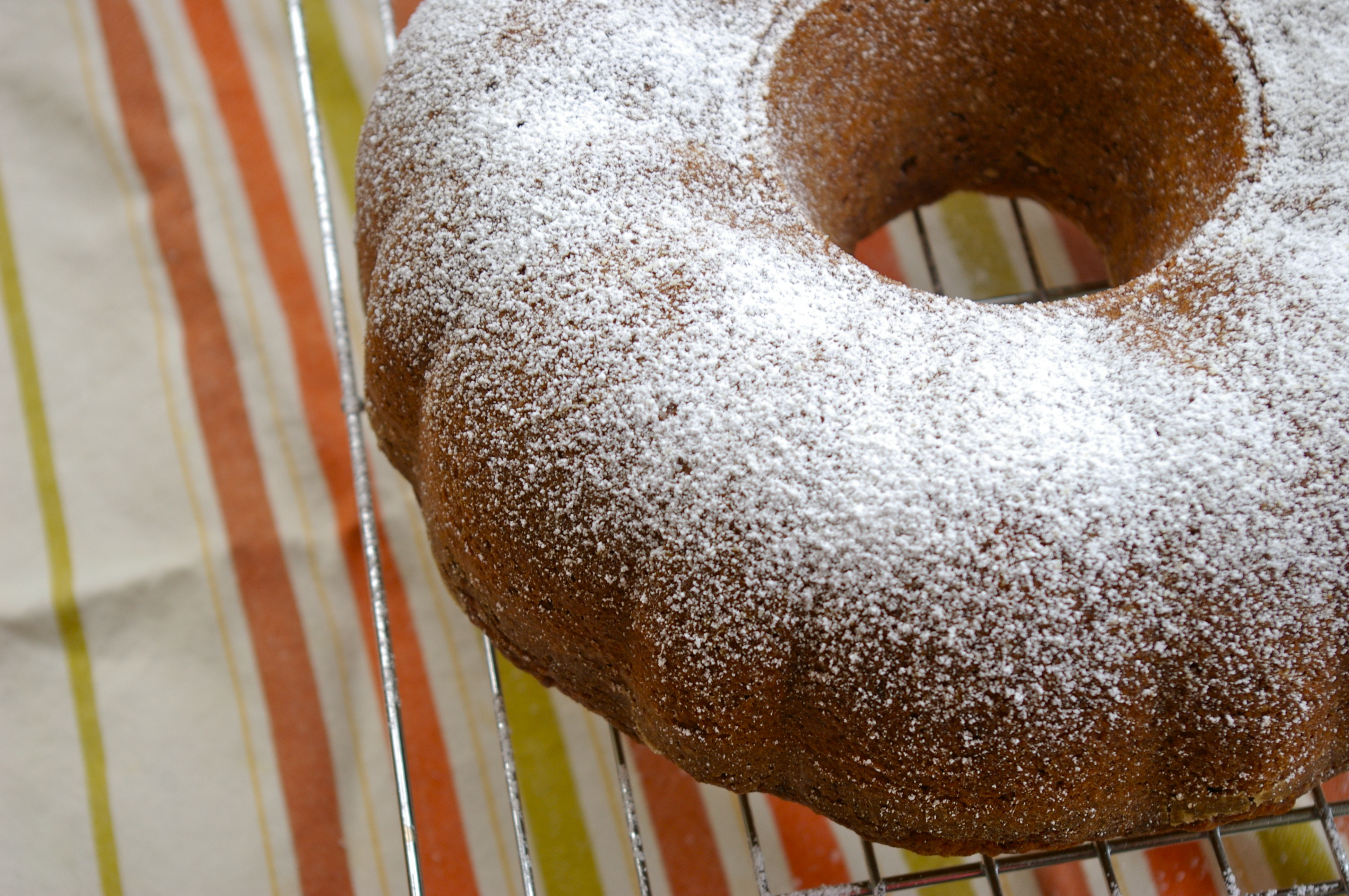 Spiced Persimmon Olive Oil Cake