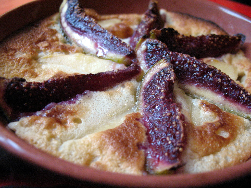 Spiced Fig and Quince Flaugnarde