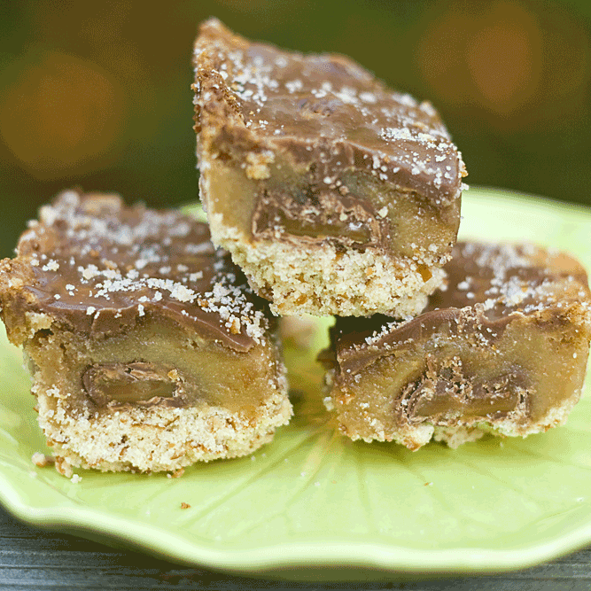 Caramel Chocolate Pretzel Bars