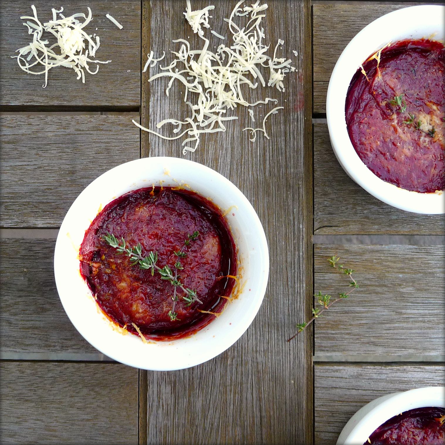Beet Gratin with Gruyère and Thyme