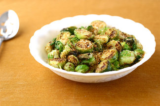 Brussels Sprouts with Toasted Breadcrumbs, Parmesan and Lemon