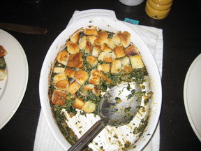 Herbed Spinach Panzanella 