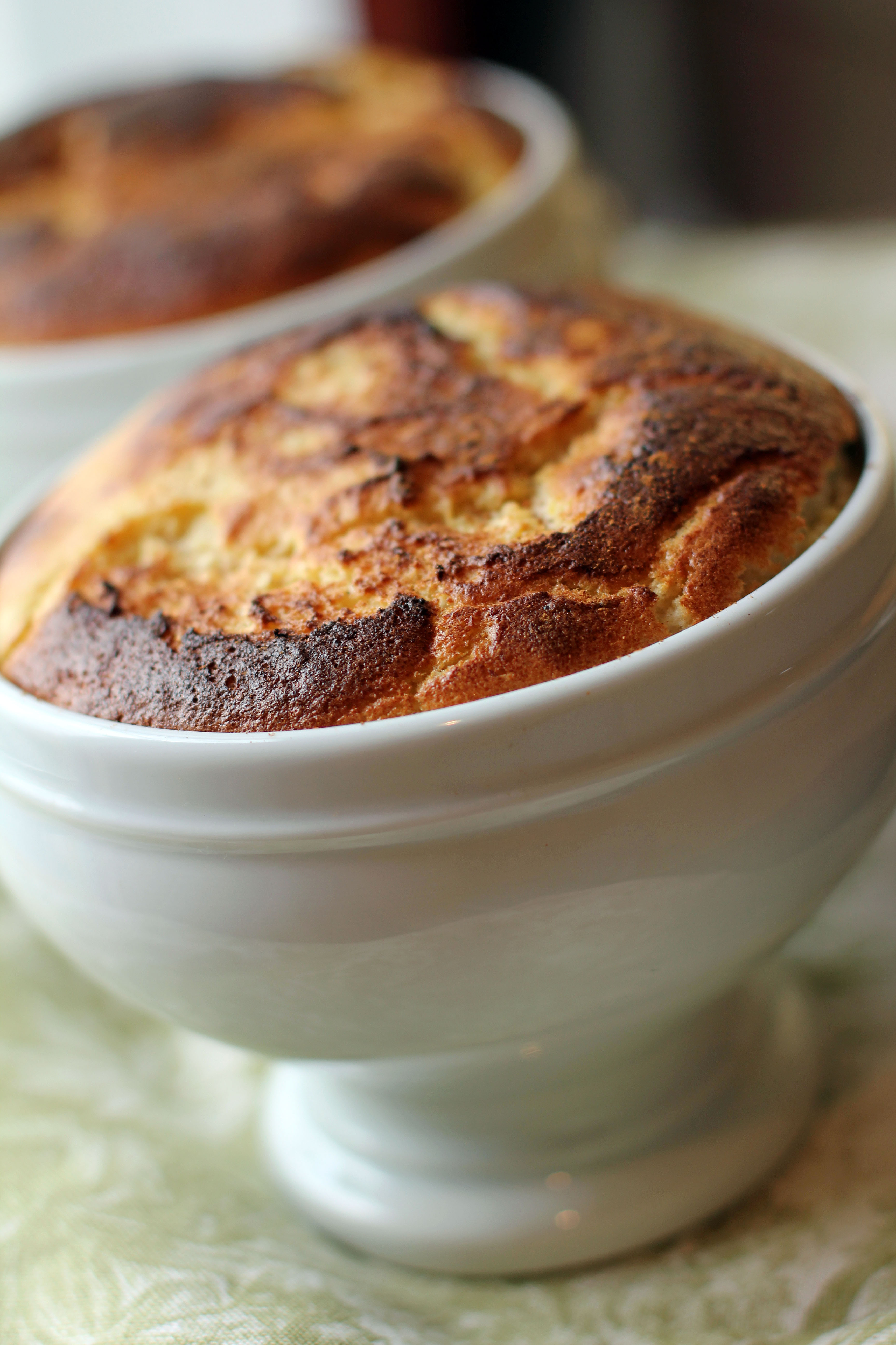 Winter Squash Soufflé with Dark Amber Maple Syrup & Grana Padano Cheese
