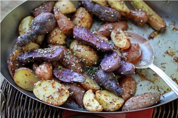 A Medley of Roasted Potatoes with Homemade Za'atar & Aleppo Pepper