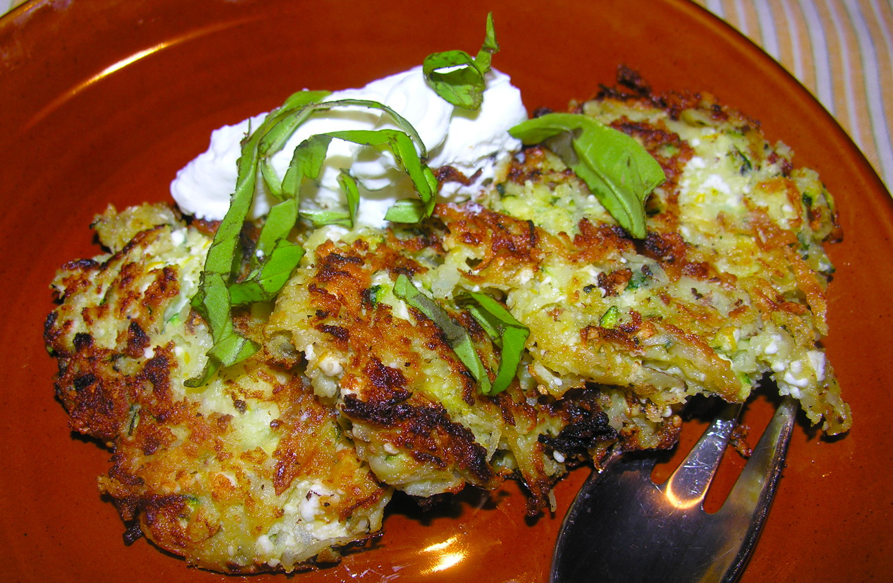 Zucchini Orange Ginger Latkes