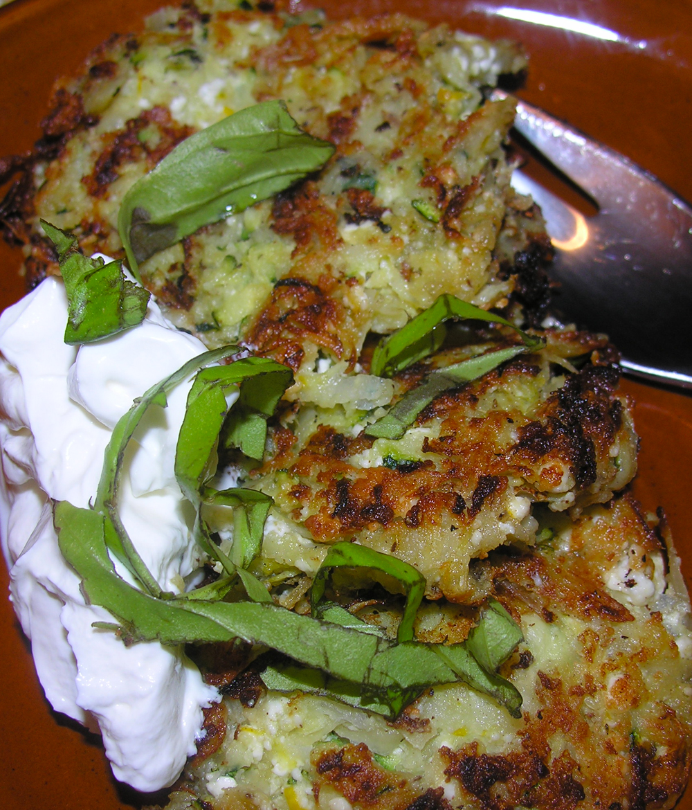 Zucchini Orange Ginger Latkes