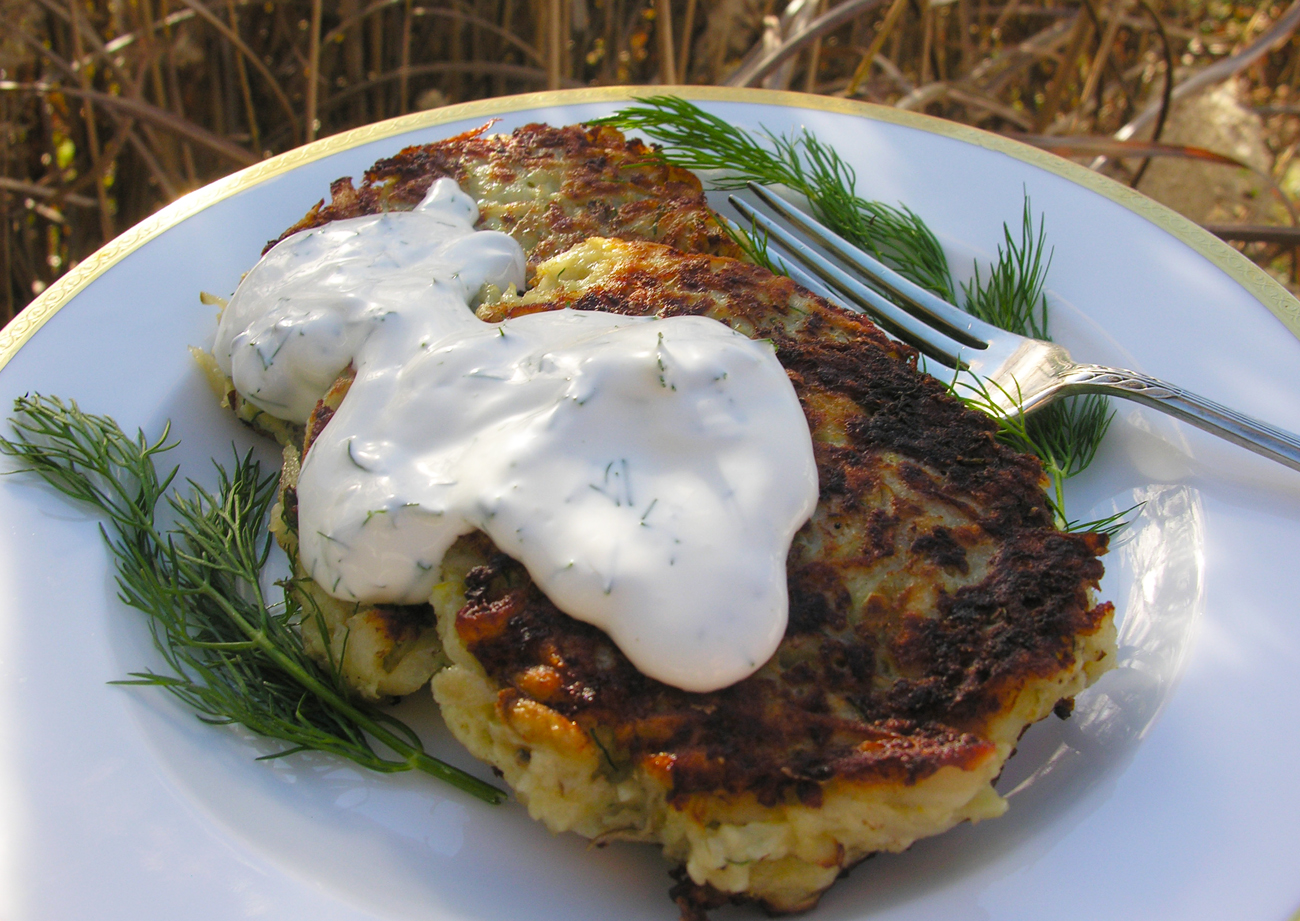 New England potato cod fishcakes