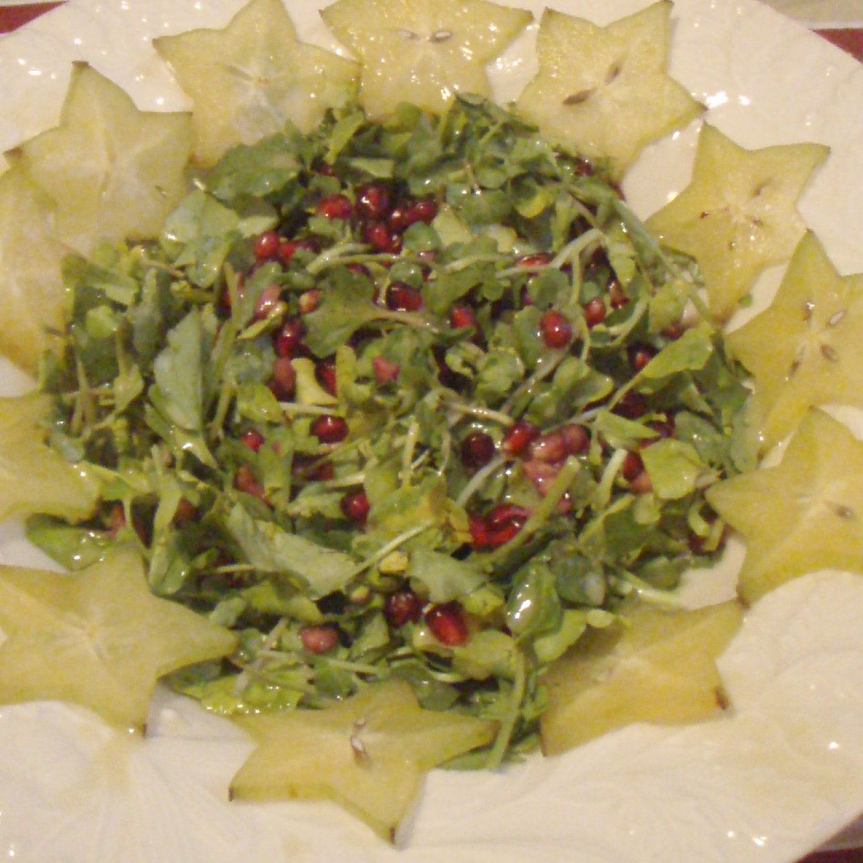 Watercress and Pomegranate Salad