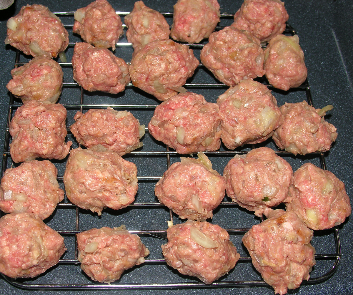 Sauerbraten meatballs 