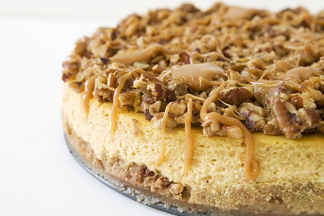 Spiced pumpkin cheesecake
