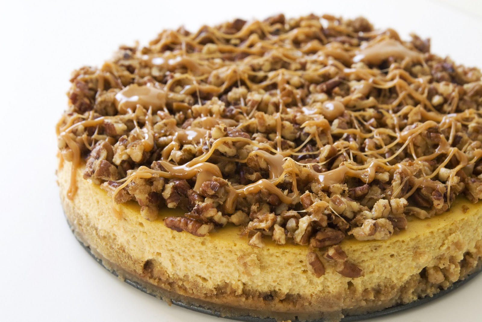 Spiced pumpkin cheesecake